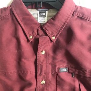 The North Face Men’s Maroon Button Down